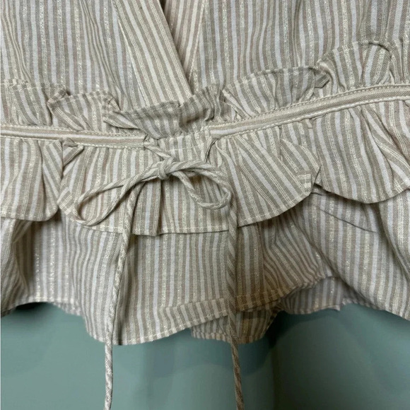 VICI Women’s V-Neck Top Color Natural/Gold Small Style NVT0099‎ - Picture 6 of 8